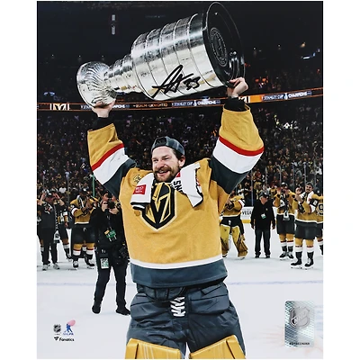 Photographie autographiée des champions de la Coupe Stanley 2023 par Adin Hill Vegas Golden Knights