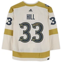 Maillot authentique adidas autographié par Adin Hill Vegas Golden Knights pour la Classique d'hiver 2024