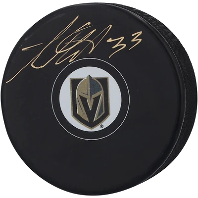 Rondelle de hockey autographiée par Adin Hill Vegas Golden Knights