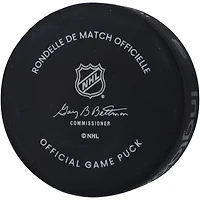 Rondelle de jeu officielle autographiée par Adin Hill Vegas Golden Knights