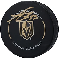 Rondelle de jeu officielle autographiée par Adin Hill Vegas Golden Knights