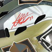 Masque de gardien de but réplique autographié par Adin Hill Vegas Golden Knights