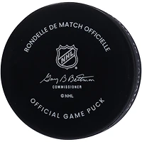 Rondelle de match officielle autographiée par Alec Martinez des Vegas Golden Knights