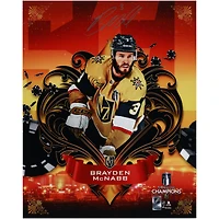 Photo dédicacée de Brayden McNabb, des Golden Knights de Vegas, champions de la Coupe Stanley 2023 (40,6 x 50,8 cm), extraite du panneau Misfits (40,6 x 50,8 cm).