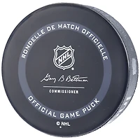 Rondelle de match officielle autographiée par Brendan Brisson des Golden Knights de Vegas