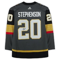 Maillot authentique Adidas gris autographié par Chandler Stephenson des Vegas Golden Knights