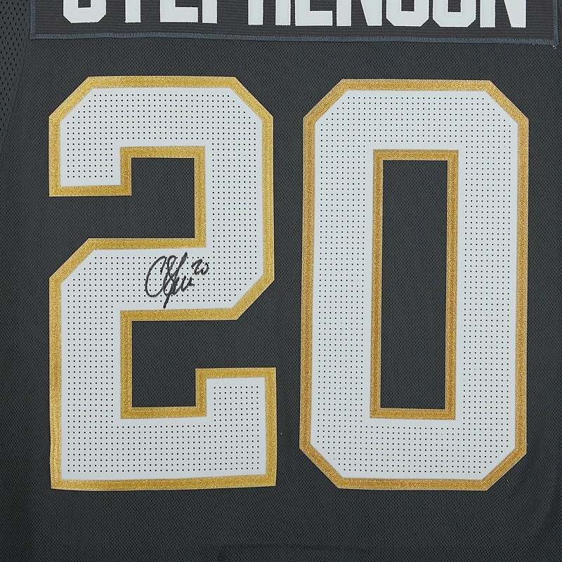 Maillot authentique Adidas gris autographié par Chandler Stephenson des Vegas Golden Knights