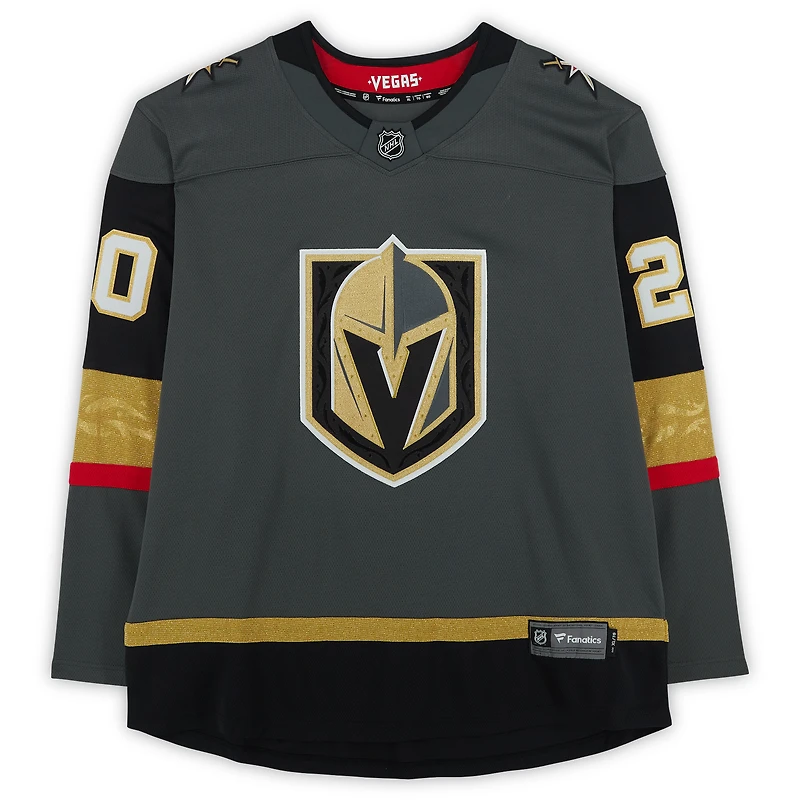 Maillot gris dédicacé Fanatics Breakaway des Vegas Golden Knights de Chandler Stephenson