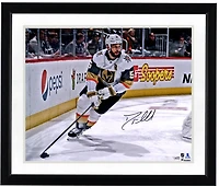Deryk Engelland Vegas Golden Knights Autographed 16" x 20" White Jersey Skating Photograph