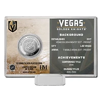 Highland Mint Vegas Golden Knights Histoire de l'équipe - Coin Card