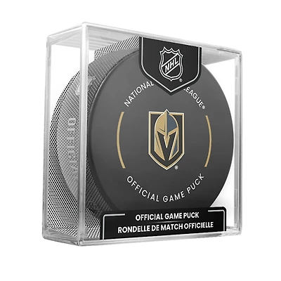Rondelle de match officielle des Golden Knights d'Inglasco Vegas pour la saison 2022-23