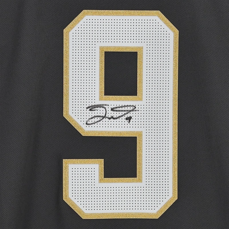 Maillot authentique adidas autographié par Jack Eichel Gray Vegas Golden Knights
