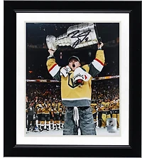 Jack Eichel Vegas Golden Knights Autographed 2023 Stanley Cup Champions 8" x 10" Raising Cup Photograph