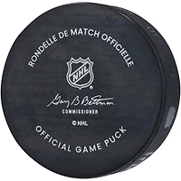 Rondelle de jeu officielle autographiée par Jack Eichel Vegas Golden Knights pour le match des étoiles de la LNH 2024