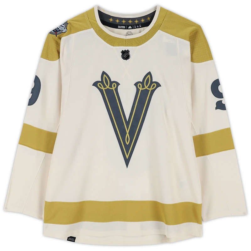Maillot adidas authentique autographié par Jack Eichel des Vegas Golden Knights pour la Classique d'hiver 2024