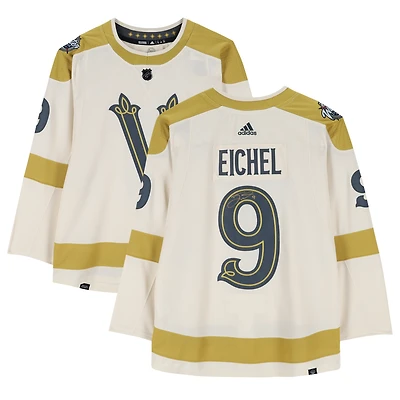 Maillot adidas authentique autographié par Jack Eichel des Vegas Golden Knights pour la Classique d'hiver 2024