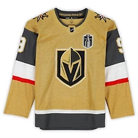Maillot authentique Adidas autographié par Jack Eichel Vegas Golden Knights avec plusieurs inscriptions - Édition limitée à 26 exemplaires