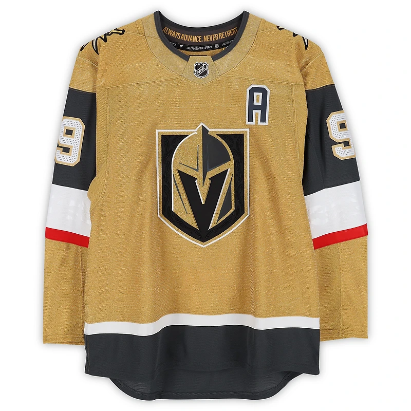 Jack Eichel Vegas Golden Knights Autographed Gold Fanatics Authentic Pro Jersey