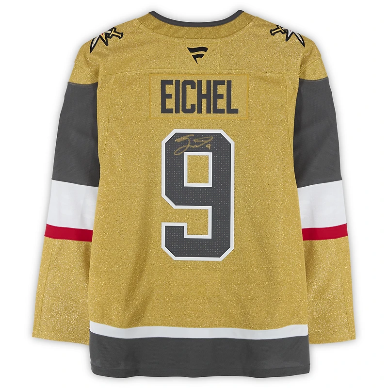 Jack Eichel Vegas Golden Knights Autographed Gold Fanatics Premium Jersey