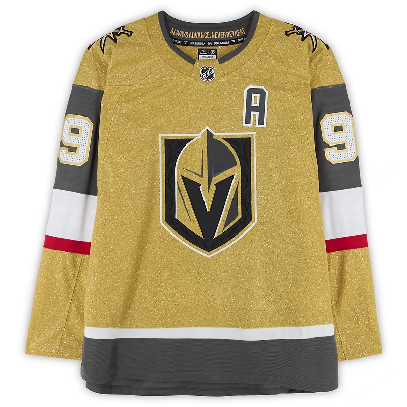 Jack Eichel Vegas Golden Knights Autographed Gold Fanatics Premium Jersey