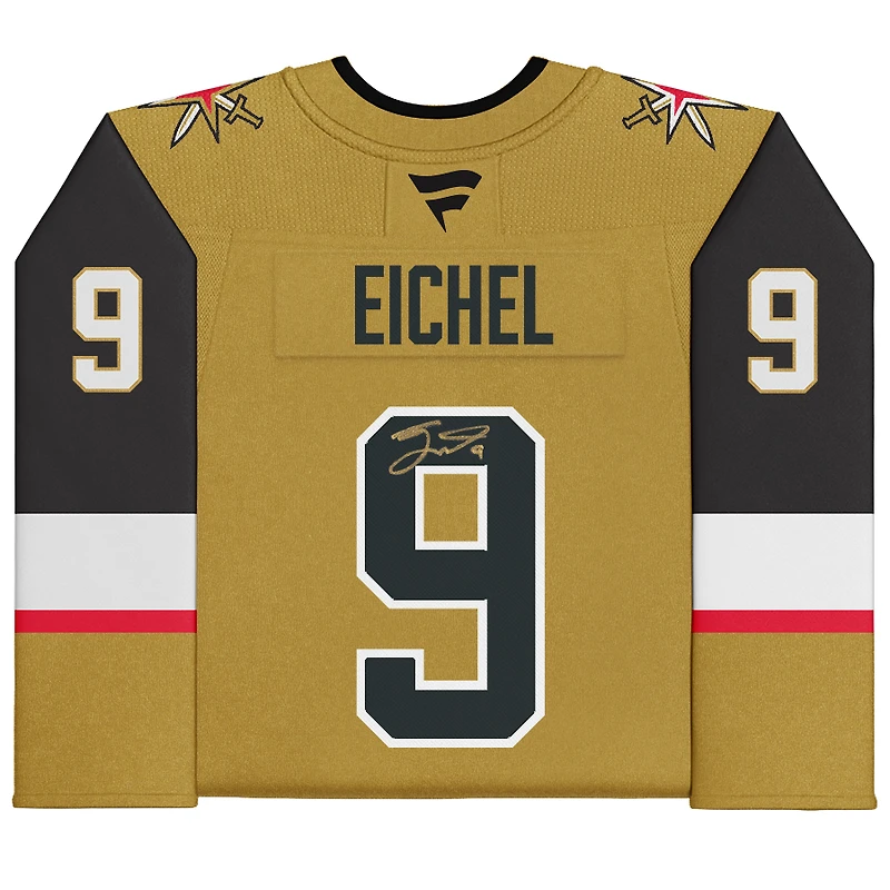 Jack Eichel Vegas Golden Knights Autographed Gold Fanatics Premium Jersey