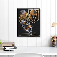 Impression giclée sur toile embellie de Jonathan Marchessault Vegas Golden Knights 16" x 20" - Art par Eric Sevigny