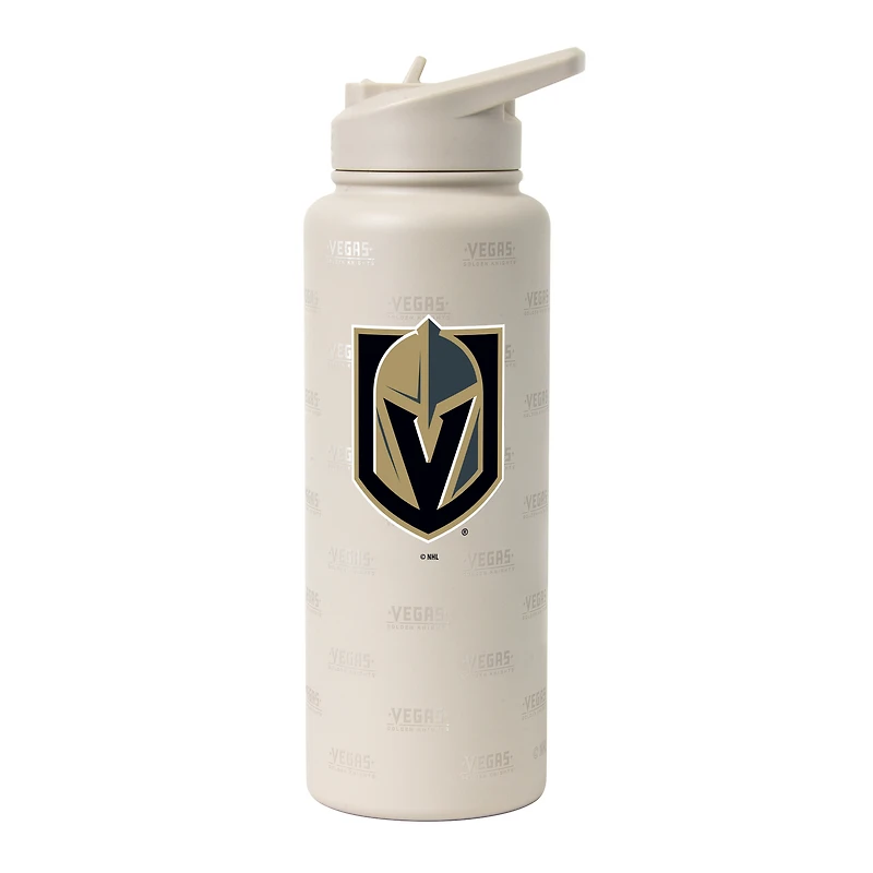Bouteille désaltérante Logo Brands Vegas Golden Knights Sand Ghost de 1 litre