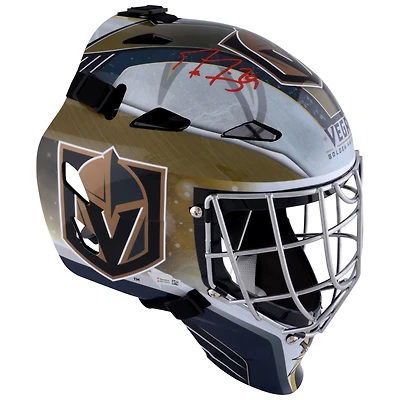 Masque de gardien de but réplique autographié de Marc-André Fleury, Golden Knights de Vegas