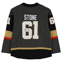 Maillot Breakaway des Fanatics noirs autographiés par Mark Stone Vegas Golden Knights