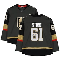 Maillot Breakaway des Fanatics noirs autographiés par Mark Stone Vegas Golden Knights