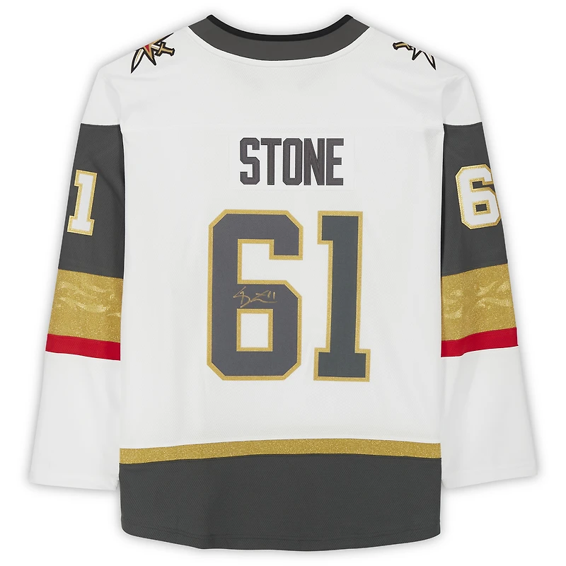 Maillot blanc dédicacé par Mark Stone Vegas Golden Knights Fanatics Breakaway
