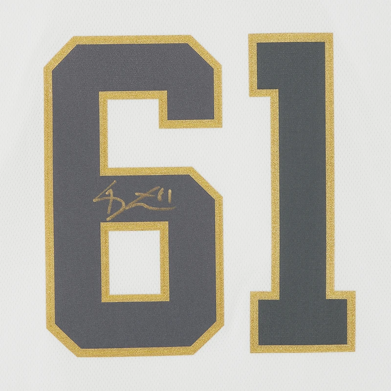 Maillot blanc dédicacé par Mark Stone Vegas Golden Knights Fanatics Breakaway