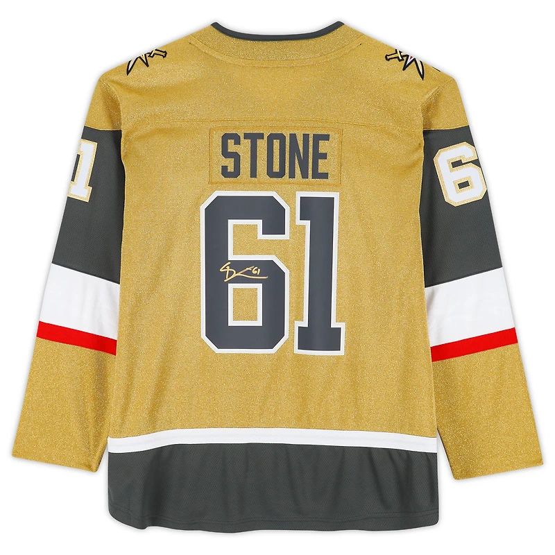 Maillot Breakaway autographié par Mark Stone Vegas Golden Knights avec patch de la finale de la Coupe Stanley 2023