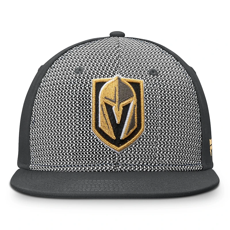 Casquette ajustée Versalux des Golden Knights de Vegas Fanatics pour hommes, grise