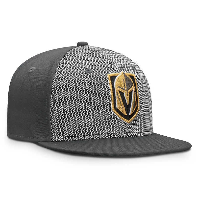 Men's Fanatics  Gray Vegas Golden Knights Versalux Fitted Hat
