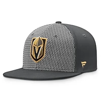 Men's Fanatics  Gray Vegas Golden Knights Versalux Fitted Hat