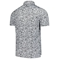 Men's johnnie-O  Black/White Vegas Golden Knights Slapshot Polo