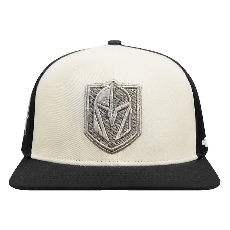 Casquette Snapback Pro Standard pour homme en French Terry crème Vegas Golden Knights