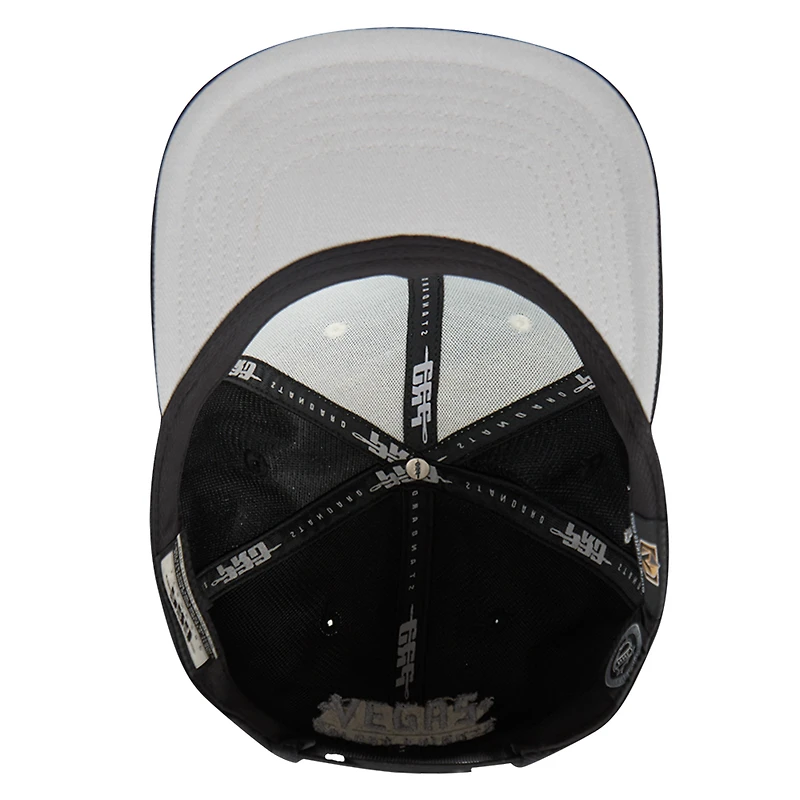 Men's Pro Standard Cream Vegas Golden Knights French Terry Snapback Hat