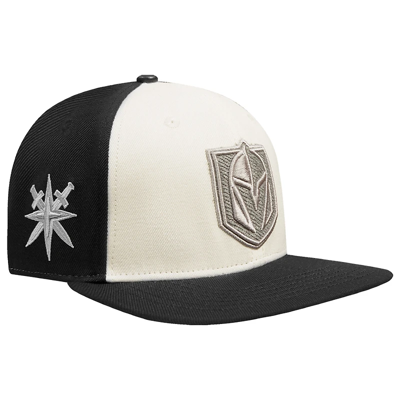 Casquette Snapback Pro Standard pour homme en French Terry crème Vegas Golden Knights