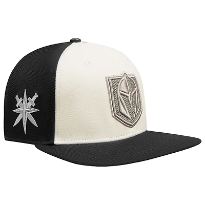 Casquette Snapback Pro Standard pour homme en French Terry crème Vegas Golden Knights