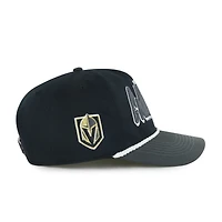 Casquette ajustable Dropshadow Rope Hitch pour homme, modèle 1947, noir/anthracite, des Vegas Golden Knights