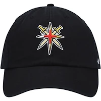 Casquette réglable '47 Black Vegas Golden Knights Clean Up pour homme