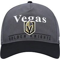 Men's '47 Charcoal/Black Vegas Golden Knights Super Hitch Adjustable Snapback Hat