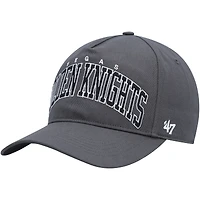 Casquette '47 Charcoal Vegas Golden Knights Block Arch Hitch Snapback pour homme