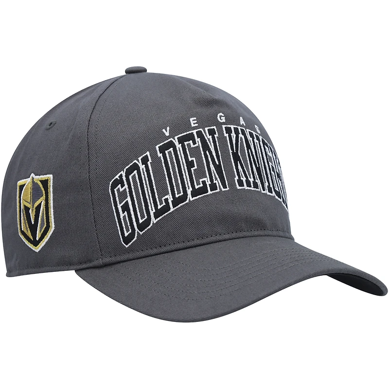 Casquette '47 Charcoal Vegas Golden Knights Block Arch Hitch Snapback pour homme