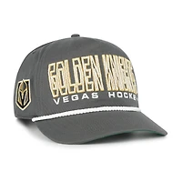 Casquette ajustable anthracite '47 Vegas Golden Knights Byline Hitch pour homme