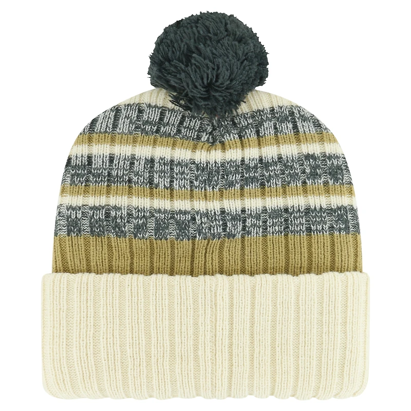 Bonnet en tricot à revers '47 Vegas Golden Knights Tavern pour hommes avec pompon