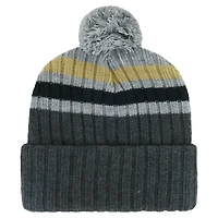 Bonnet en tricot à revers avec pompon '47 Vegas Golden Knights Stack Patch pour hommes