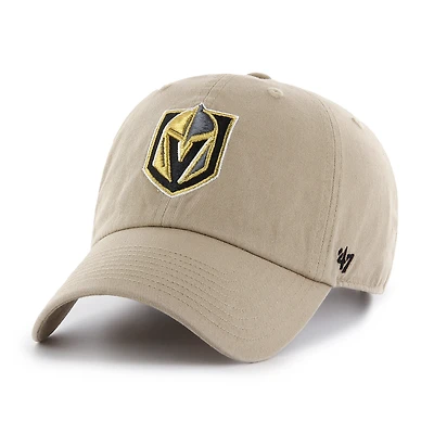 Casquette ajustable '47 Vegas Golden Knights Logo Clean Up kaki pour homme